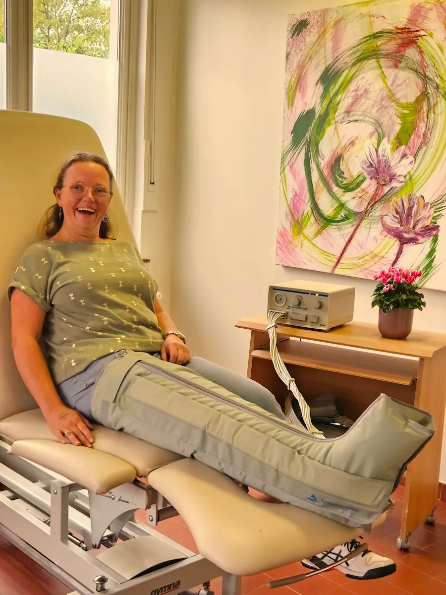 Lymfamat compressietherapie voor herstel en circulatie